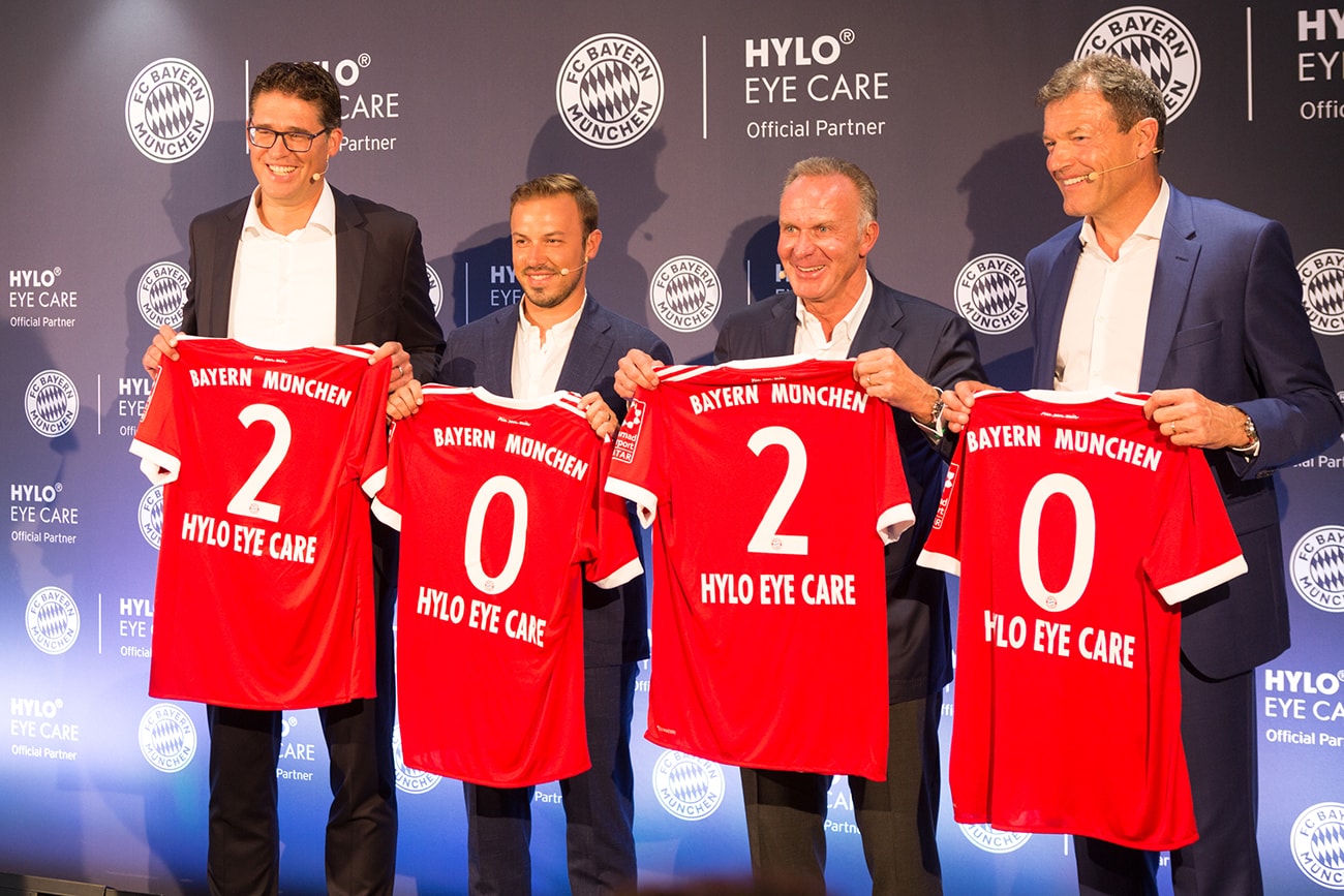 HYLO® EYE CARE Offizieller Partner des FC Bayern